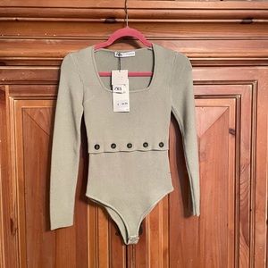 Zara Knit Bodysuit